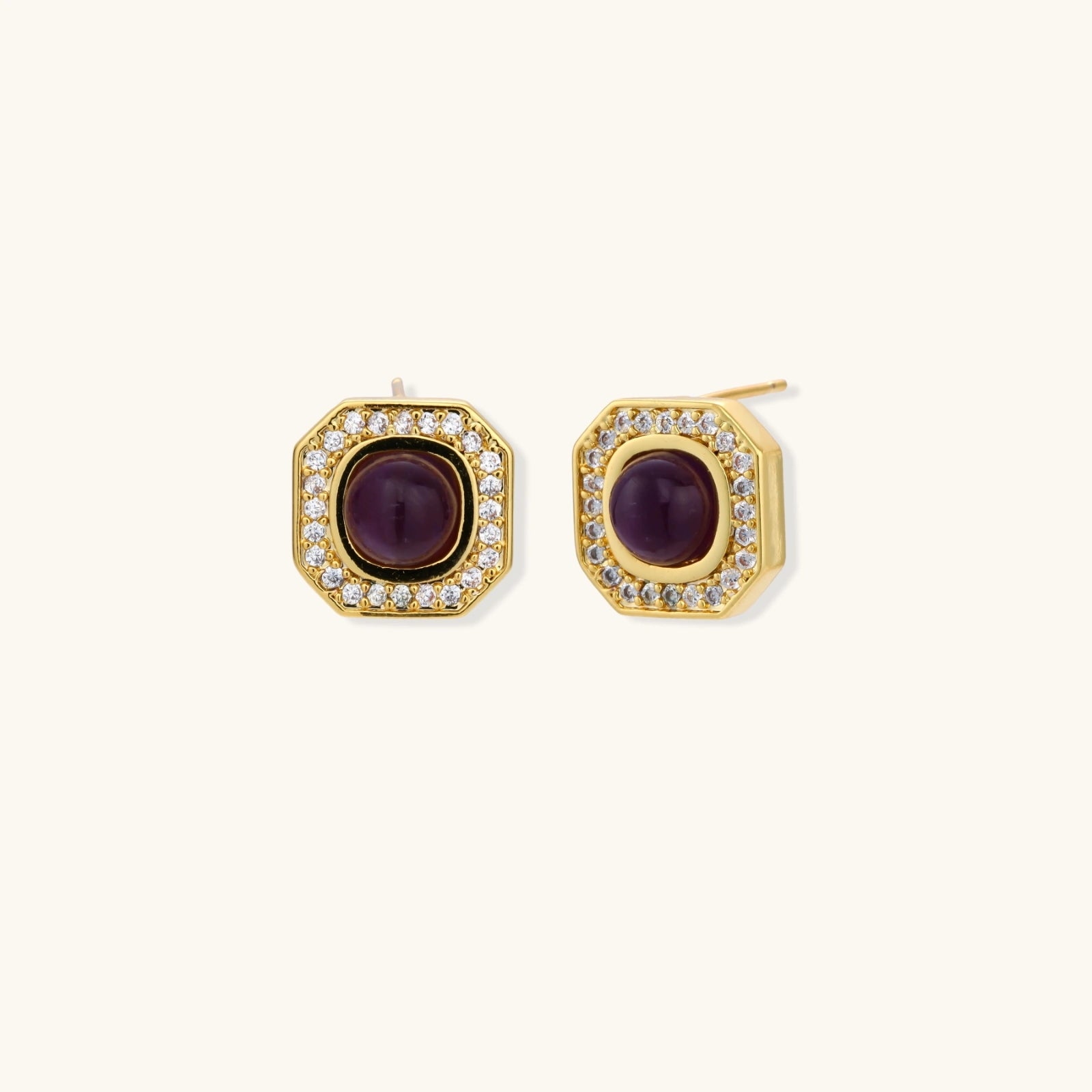 Empress Octagon Studs