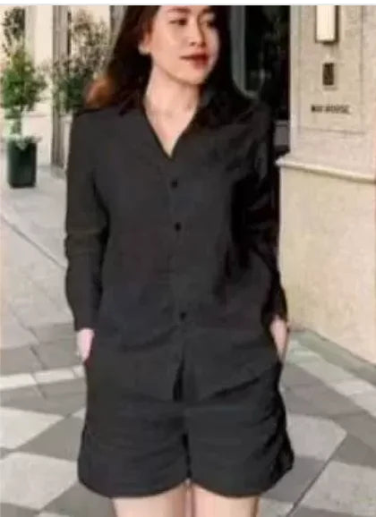 Women Casual Outfit Cotton Linen