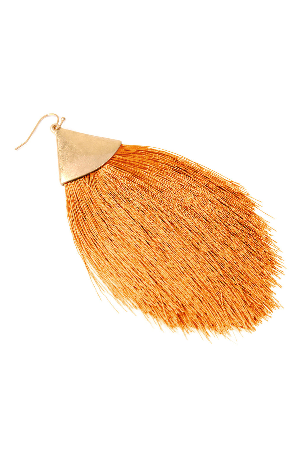 Oversized Tassel Drop Earrings