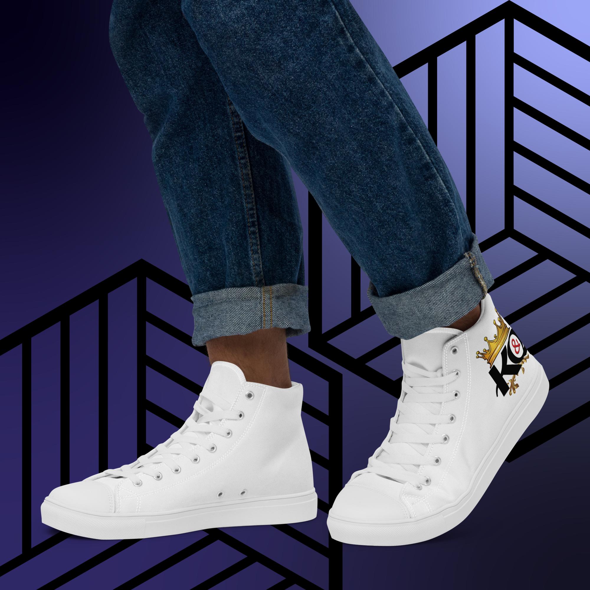 K&Q Collection Men’s high top canvas shoes