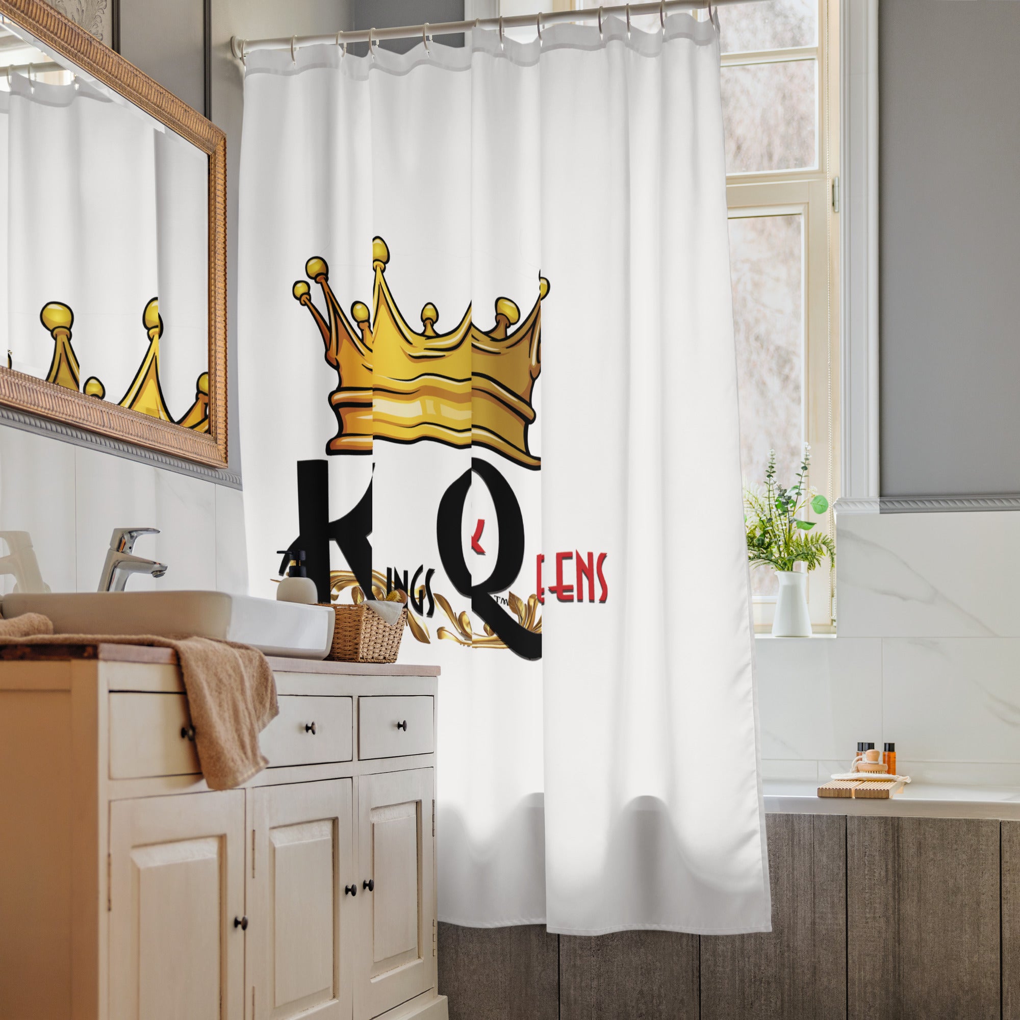 Kings & Queens Shower curtain